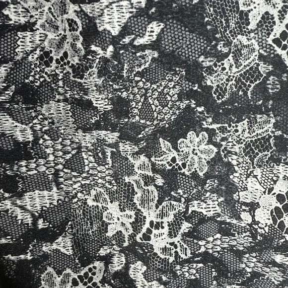 Lululemon Wunder Under Hi-Rise Nulux Leggings Overlace Black Grey Size 8 - Picture 12 of 13